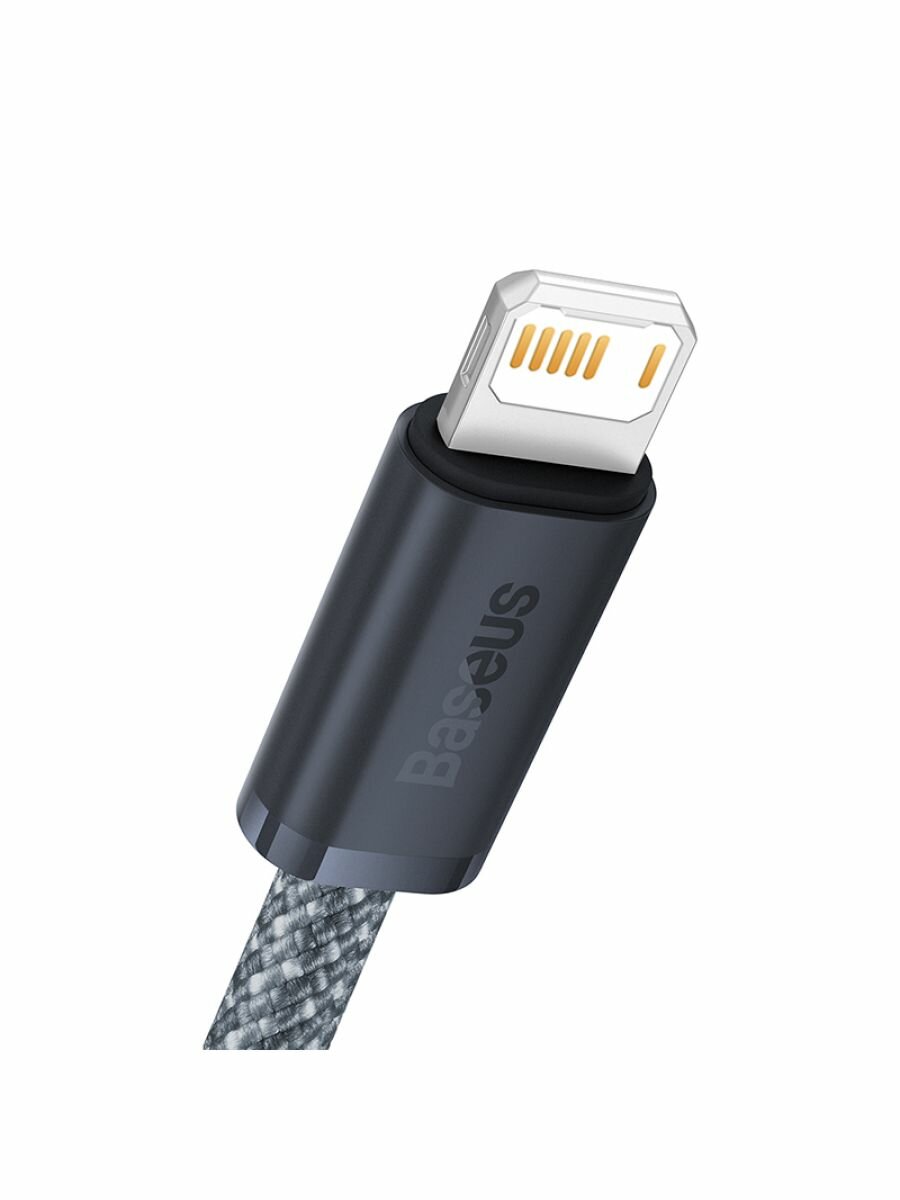 Кабель Baseus Dynamic Series Fast Charging Data Cable USB - Lightning 2.4A 1m Blue CALD000403 - фото №16