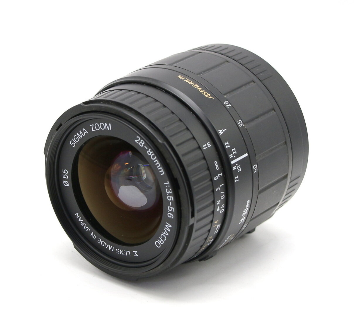 Sigma AF Zoom 28-80mm f/3.5-5.6 Macro Aspherical for Canon (Japan, 1996)