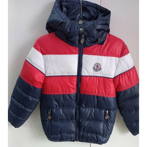 Куртка, размер 92, белый, красный куртка moncler galene white белый