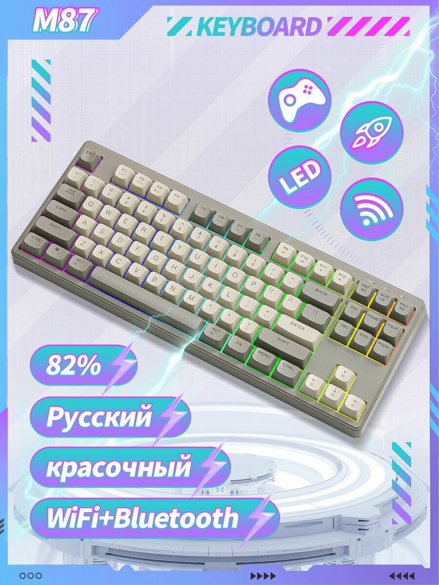 Игровая беспроводная клавиатура M87