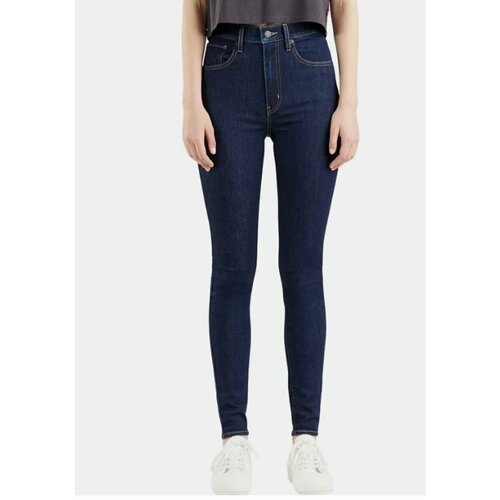 фото Джинсы скинни levi's women mile high super skinny jeans, размер 23/30, синий