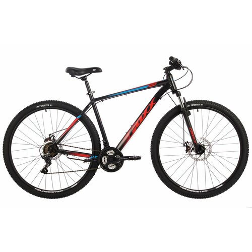 велосипед горный maxxpro hard 29 ultra 29 19 ск черный синий z2904 1 Горный велосипед Foxx Caiman 29, рама 20, черный, 29SHD. CAIMAN.20BK4