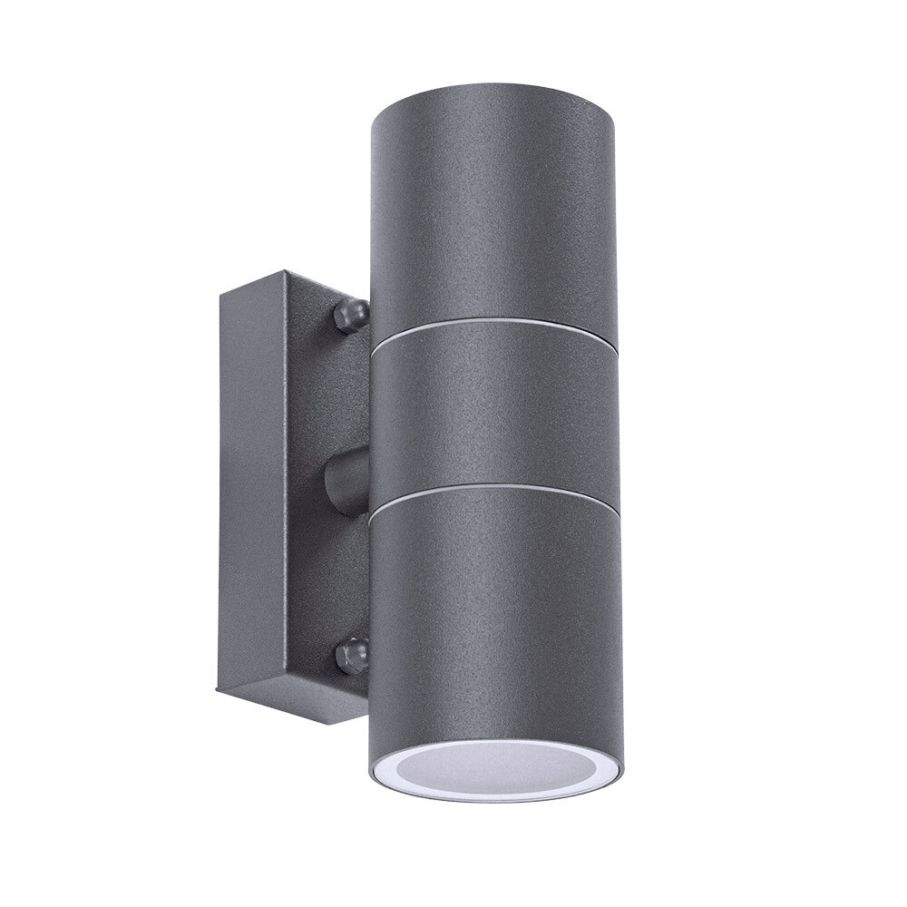 Светильник фасадный настенный Arte Lamp Mistero серый GU10 70 Вт IP44 (A3302AL-2GY)