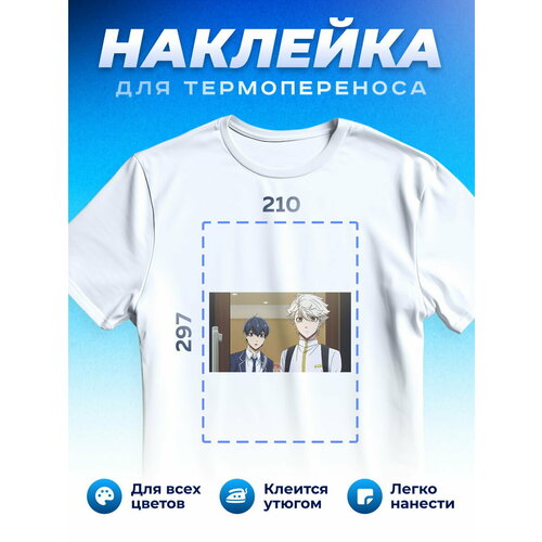 Термонаклейка для одежды наклейка Синяя тюрьма_0021