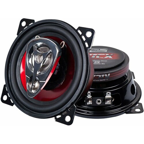 Колонки автомобильные Kicx SP 100 60Вт 89дБ 4Ом 10см 4дюйм ком2кол коаксиальные трехполосные 510000₽