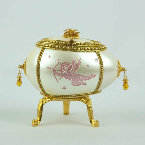 Шкатулка яйцо для ювелирных украшений 4200₽