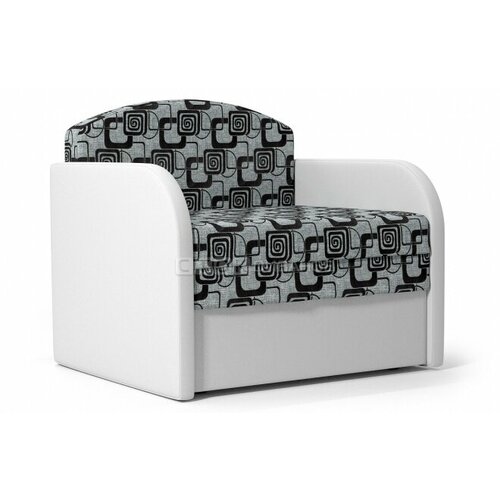 Кресло-кровать Сток Диванов Рекс Fenix серый 80 см, механизм выкатной