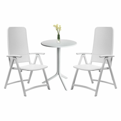 Комплект садовой мебели для дачи на 2 персоны NARDI Step Darsena белый 44170₽