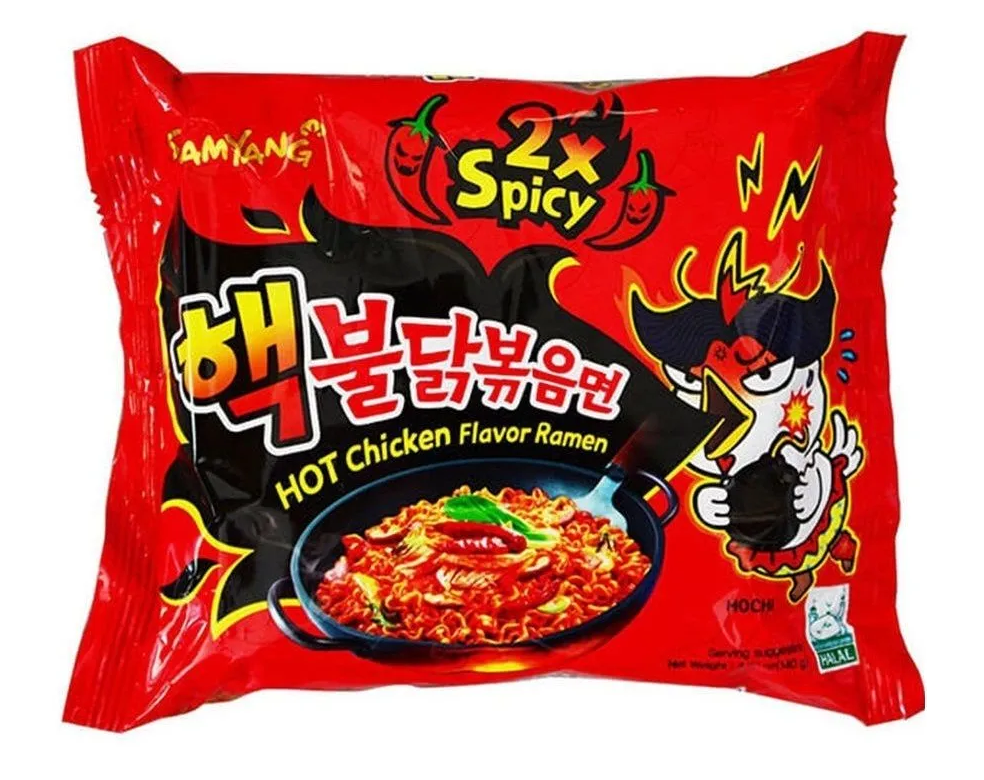 Лапша Samyang Очень острая со вкусом Курицы 140г - фото №14