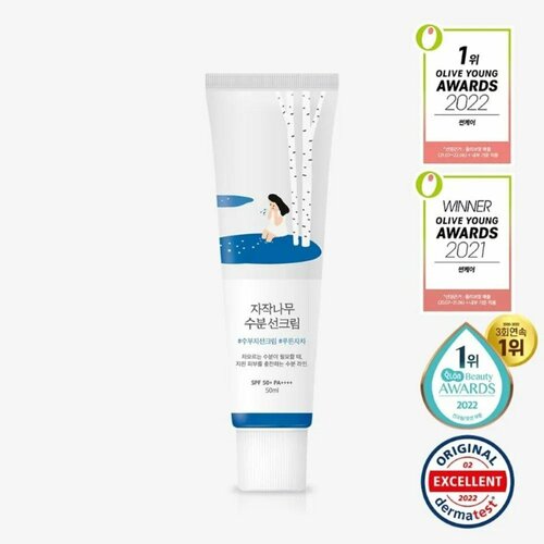 Увлажняющий санскрин с берёзовым соком Round Lab Birch Juice Moisturizing Sunscreen SPF50 PA 50 мл 2235₽