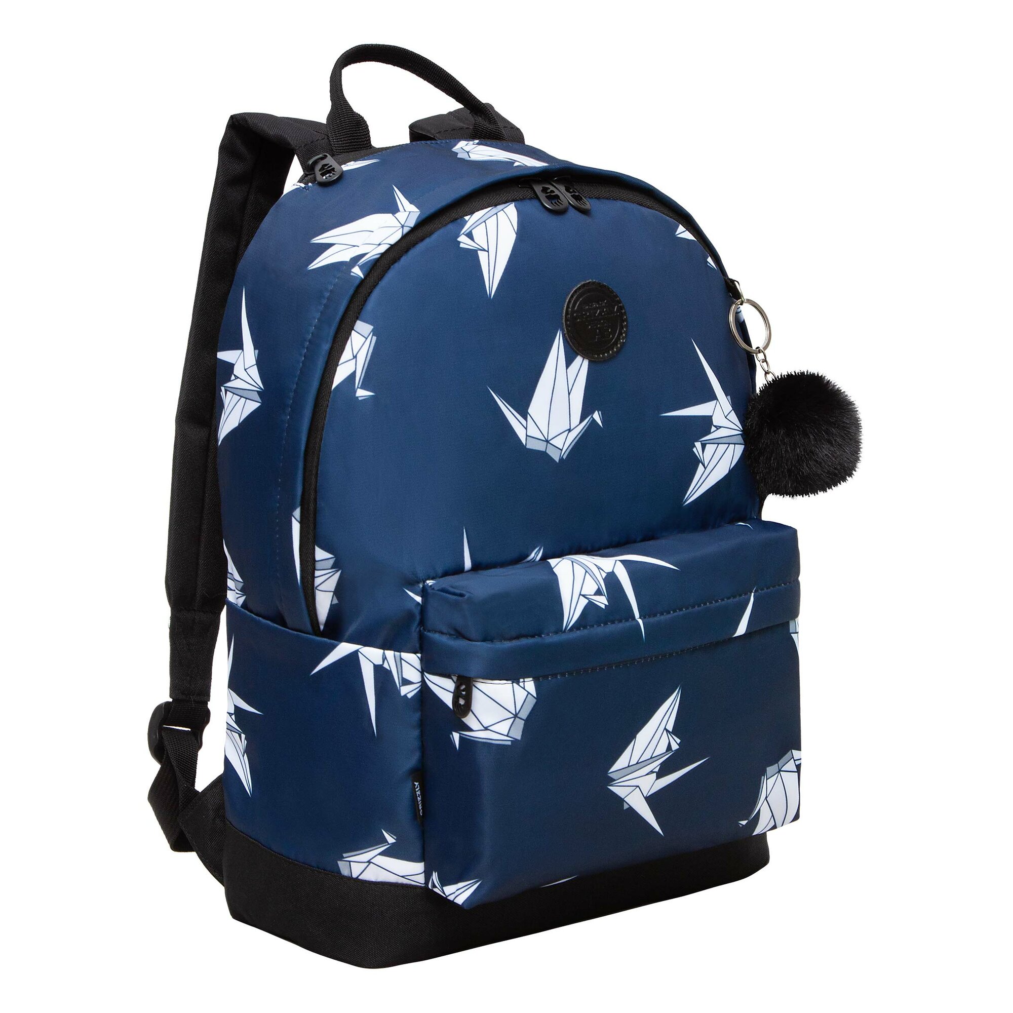 Легкий рюкзак городской GRIZZLY с карманом для ноутбука 13", одним отделением, размер L, женский RXL-322-10/1