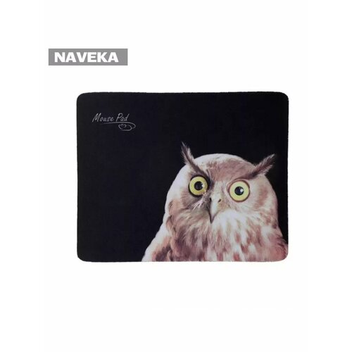Коврик для мыши Dialog PM-H15 owl, 220x180x3 мм, принт 