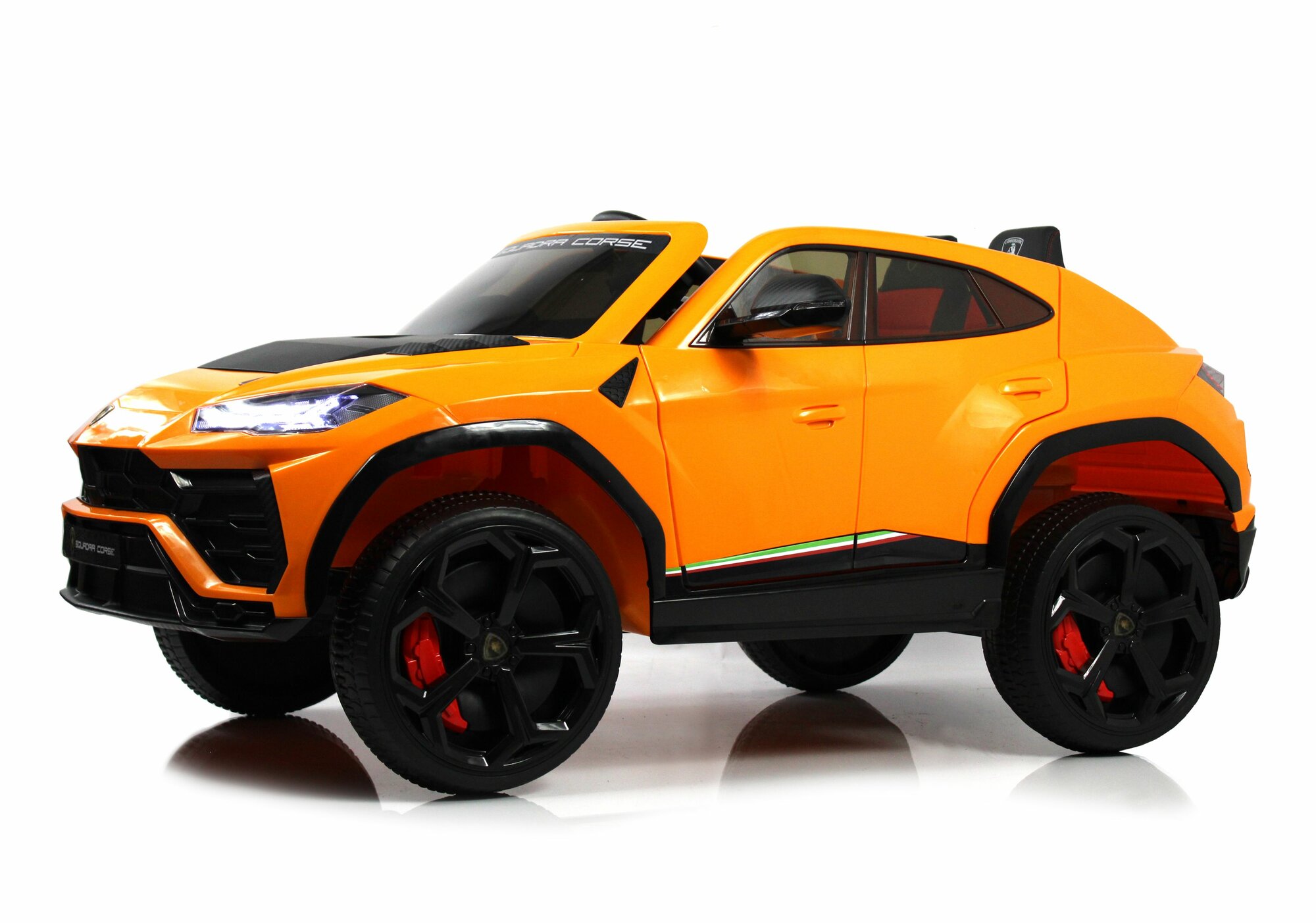 Rivertoys Детский электромобиль Lamborghini Urus (E777EE) оранжевый