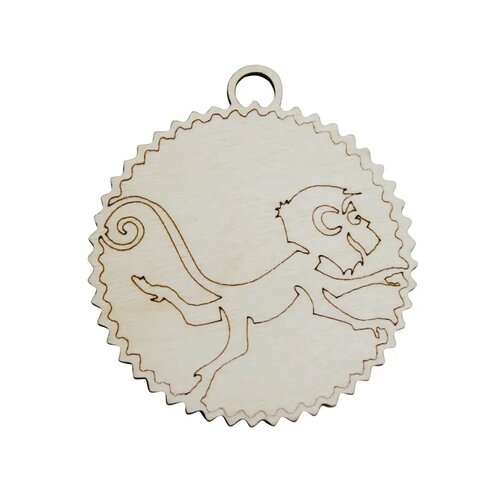 Деревянные заготовки Декупаж Шар на елку 3 шт