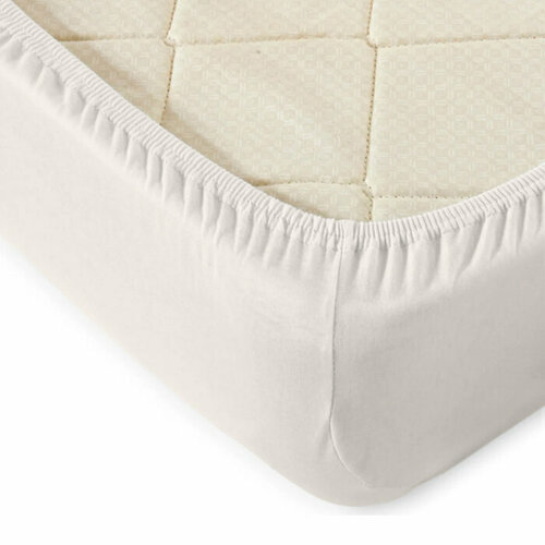 Простыня на резинке Монро 140х200х25 цв светло-сер полисатин 80гм пэ100 1058₽