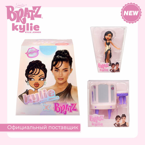 Братц Игровой набор с мини-куклой Кайли Дженнер с аксессуарами Bratz