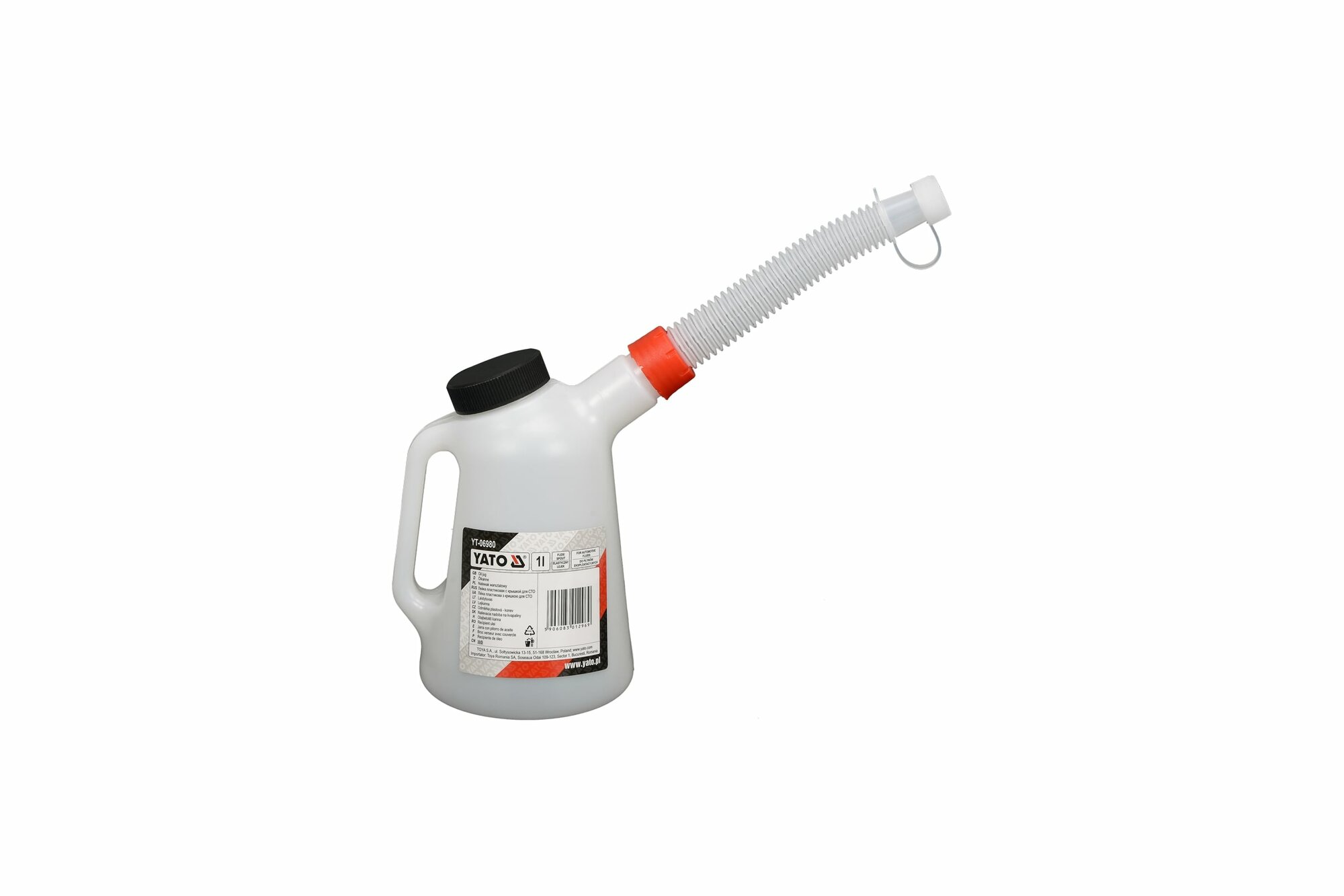 фото Лейка для СТО YATO YT-06980, 1 л пластиковая с крышкой