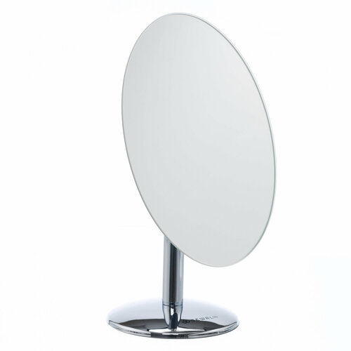 Зеркало настольное DEWAL овальное пластик серебряное одностороннее 22х12 см MR-313 1450₽
