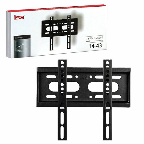 Универсальный кронштейн для телевизора TV ISA T20 14-43 крепеж в комплекте с уровнем 500₽