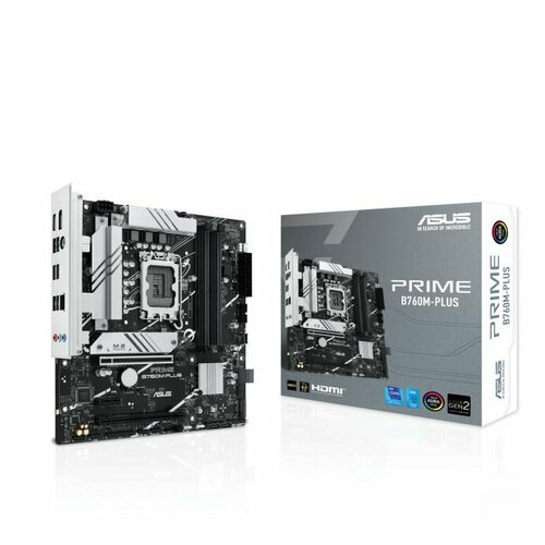 Материнская плата Asus PRIME B760M-PLUS Soc-1700 Intel B760 4xDDR5 mATX AC97 8ch71 25Gg RAIDHDMIDP 2056000₽