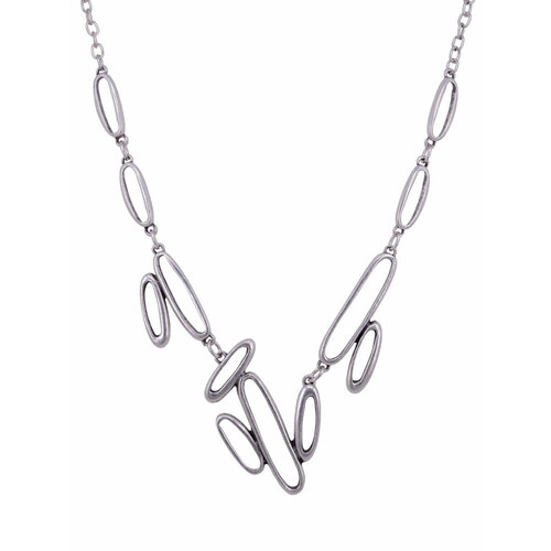 Колье OTOKODESIGN, длина 56 см, серебряный