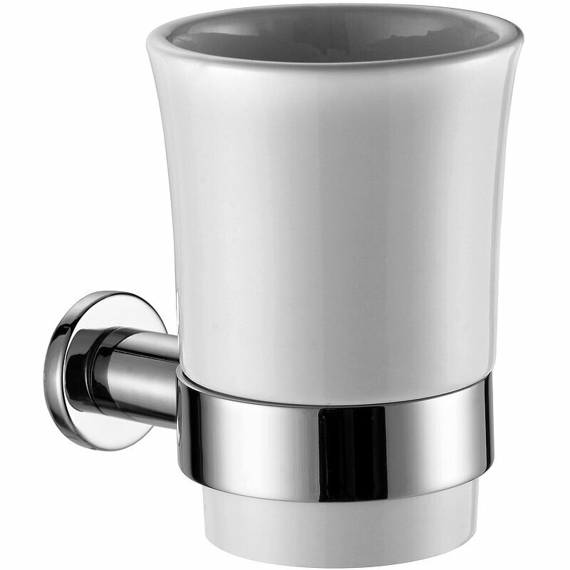 Стакан для зубных щеток Azario Forny AZ 88306 Хром  стильный дизайн