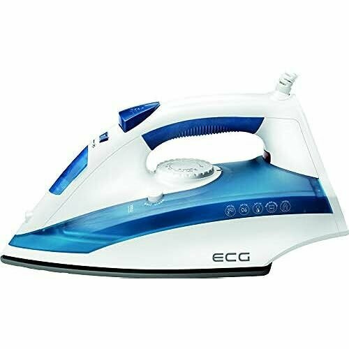 ECG NZ 322 Паровой утюг с автоматическим выключением пластик белыйсиний 1226500₽