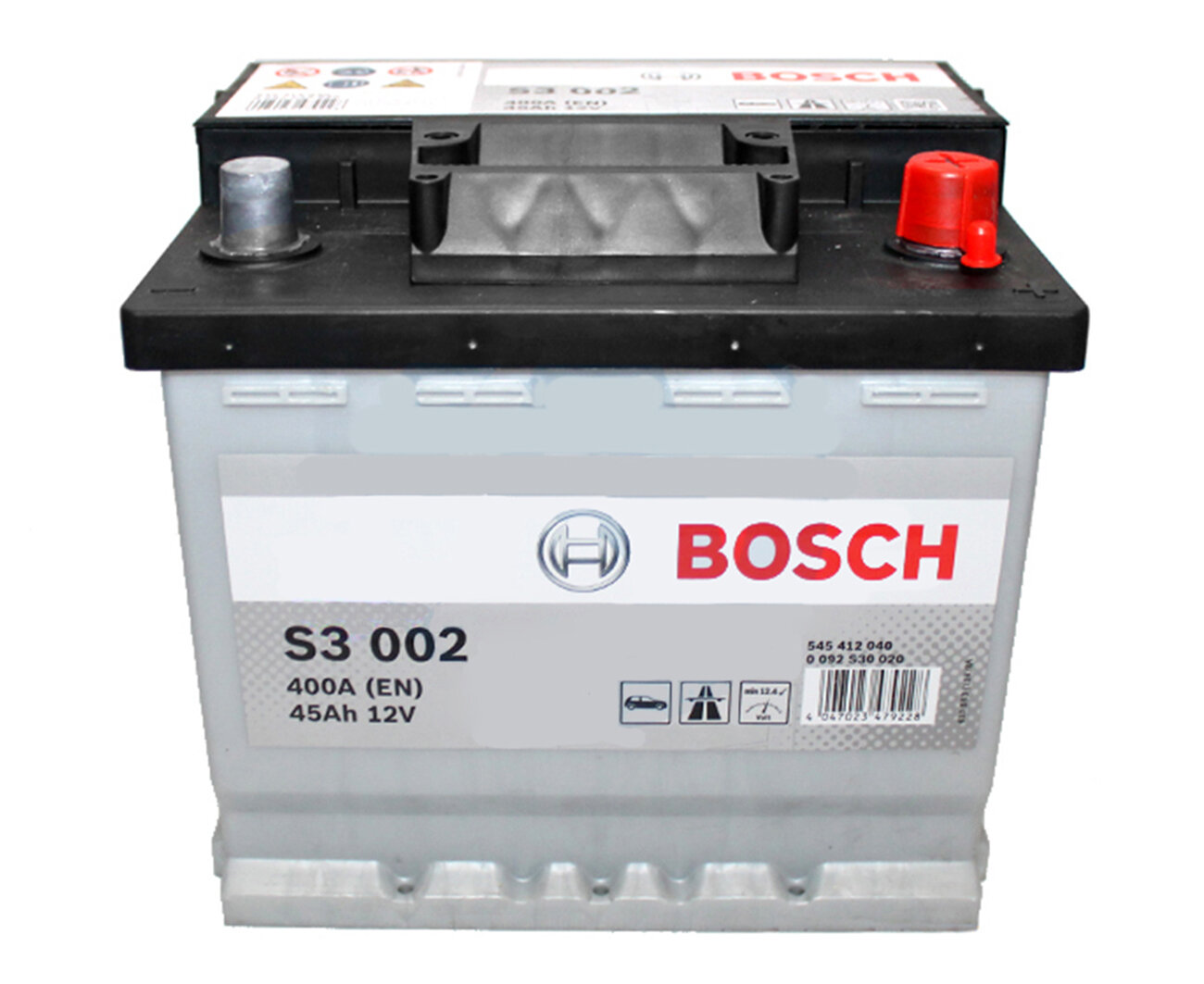 Аккумулятор Bosch 45Ah/400 обратная 207х175х190 - фото №2