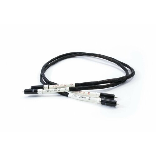 Кабель межблочный аудио Tellurium Q RCA Ultra Silver II 1.0m