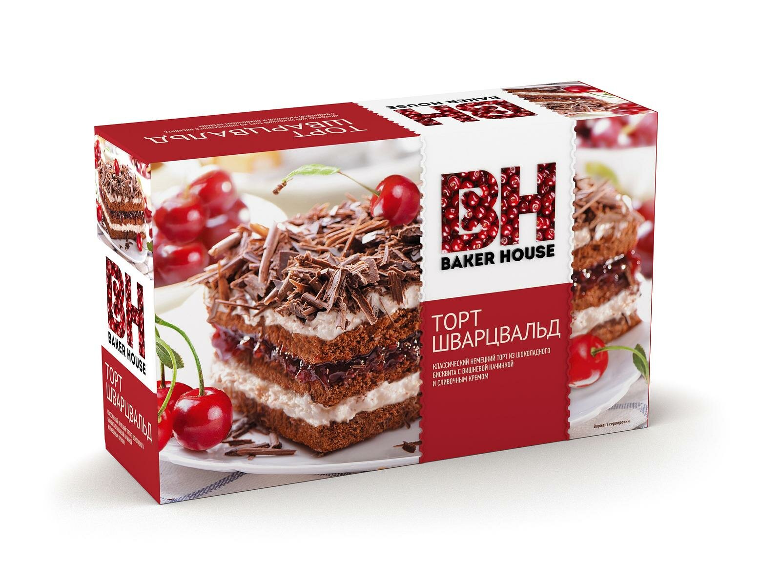 Бисквитный Baker House Шварцвальд 350г