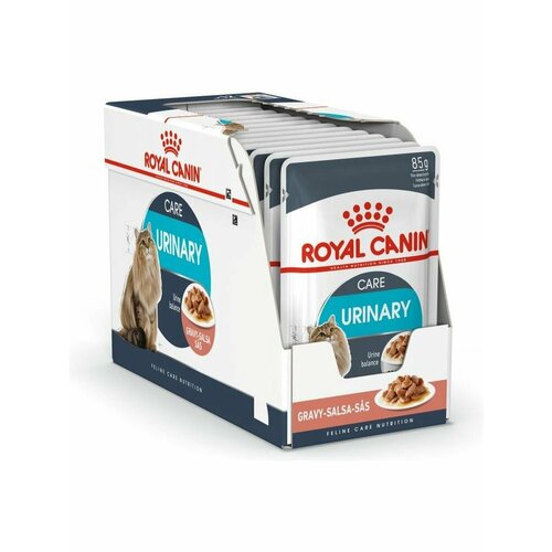 Royal Canin Urinary влажный корм для взрослых кошек , при МКБ (в соусе) 12х85г