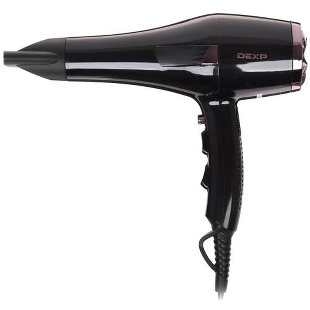 фото Фен DEXP HD-2000S черный/коричневый