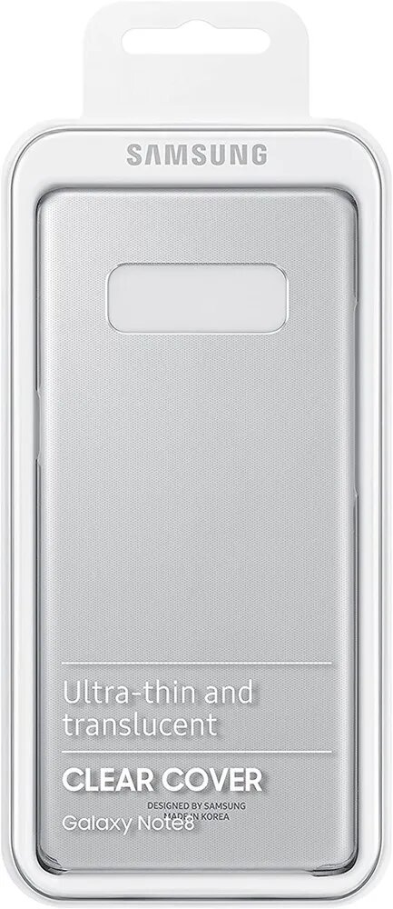 Прозрачный чехол Samsung Galaxy Note8 Clear Cover, черный
