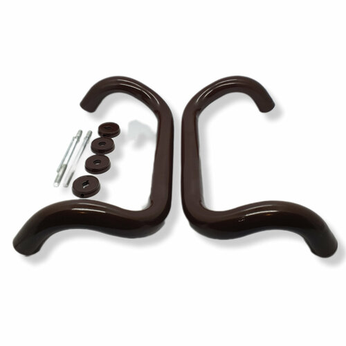 Ручка офисная скоба R300 мм d30 8017 коричневая 2104₽