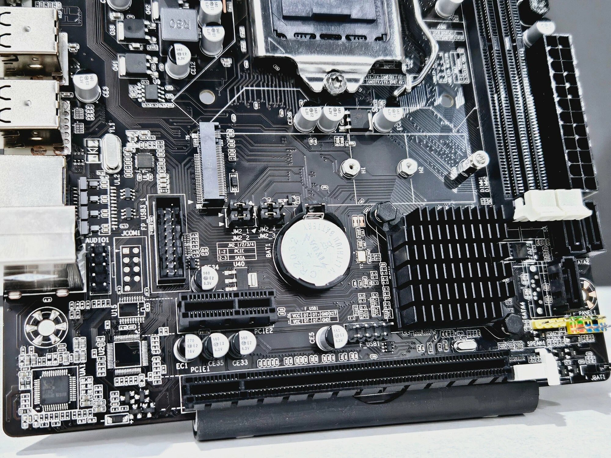 Материнская плата microATX ZX-H61C/B75 DDR3, NVME M.2, LGA1155, — фото 1