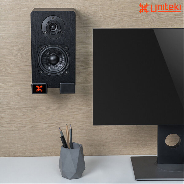 UniTeki SMS16010 LUMI SB-67 черный для саундбара И колонок на стену раздвижной — фото 1