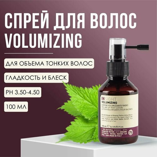 INSIGHT PROFESSIONAL Спрей VOLUMIZING для прикорневого объема волос, 100 мл