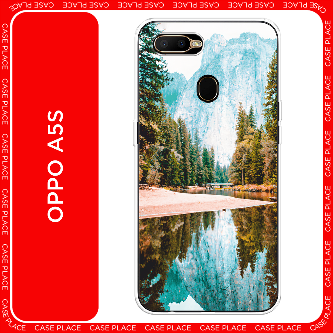 Чехол на Oppo A5s/A12 / Оппо A5s/A12 с принтом Горы 11
