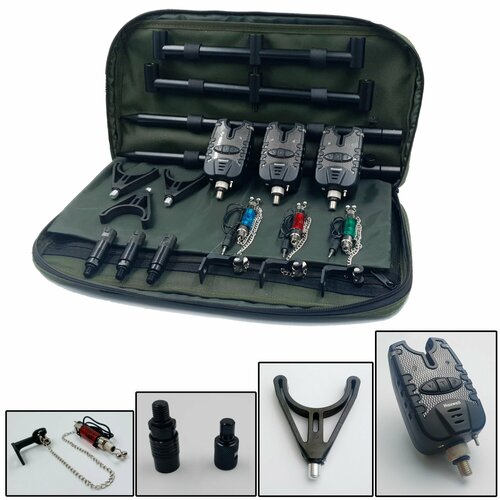 Набор сигнализаторов поклевки Hoxwell HL160-3, для рыбалки, для рыбалки