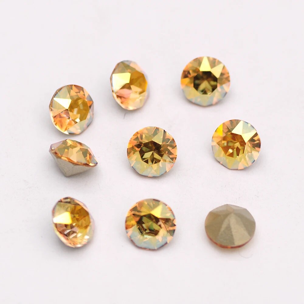 Стразы Sunshine gold 4 мм, 1088 шт.