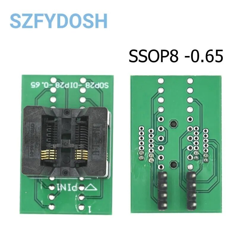 Программатор SOP8/14/16/18/20/24/28 адаптер гнездо SZFYDOSH, SSOP8 -0.65