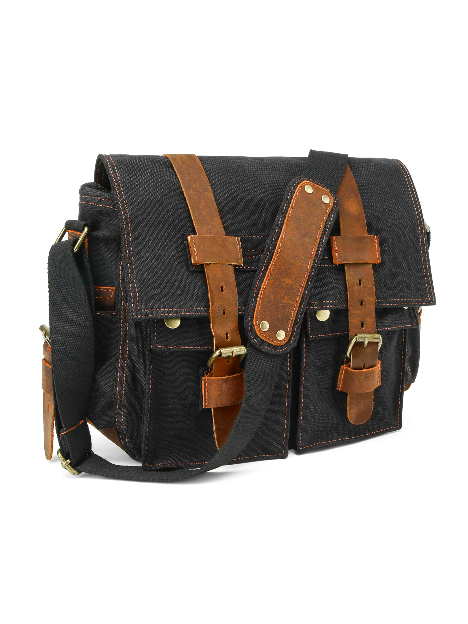 Сумка мессенджер VEREZZO, черный — фото 1