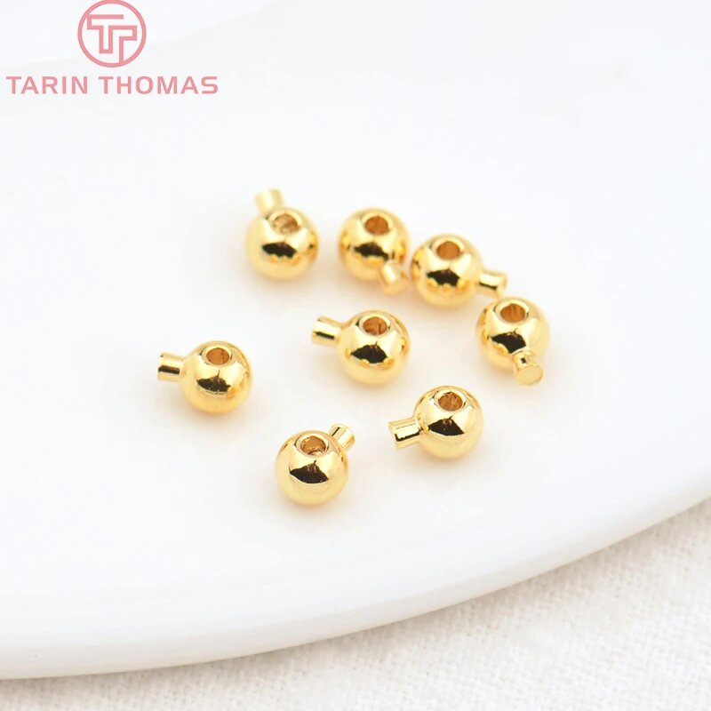 Латунные зажимы TARIN THOMAS 24-каратного золотого цвета 25x32 мм