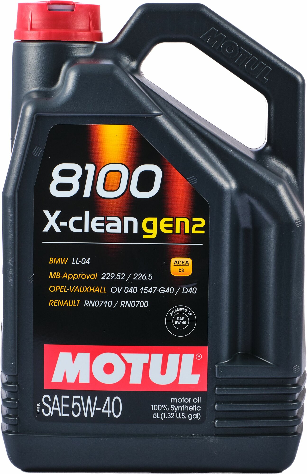 Обзор: Масло моторное синтетическое MOTUL 8100 X-clean Gen2 5W-40 5 л / мотюль