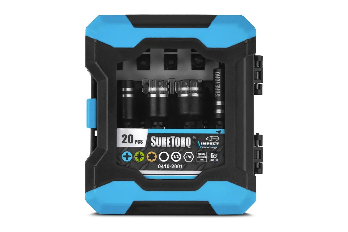 SureTorq Набор бит с магнитными держателями бит и шурупов в кейсе 20 пр 0410-2001