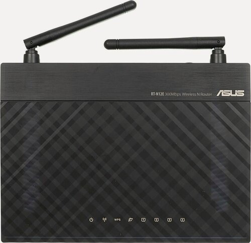 Изображение товара Роутер беспроводной Asus RT-N12E однодиапазонный 2.4 ГГц, черный