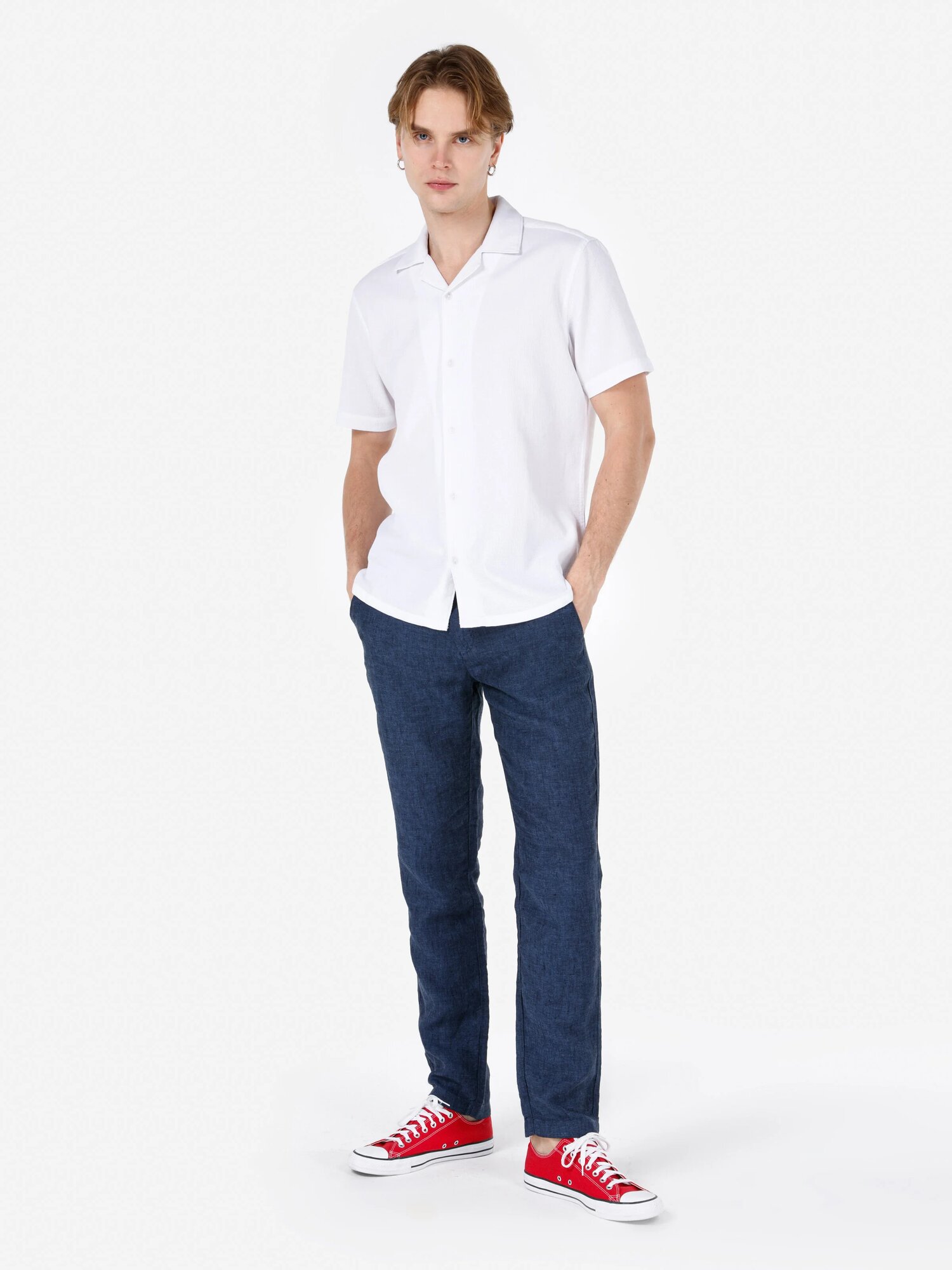 Брюки COLIN'S Regular Fit, размер 29/32, темно-синий