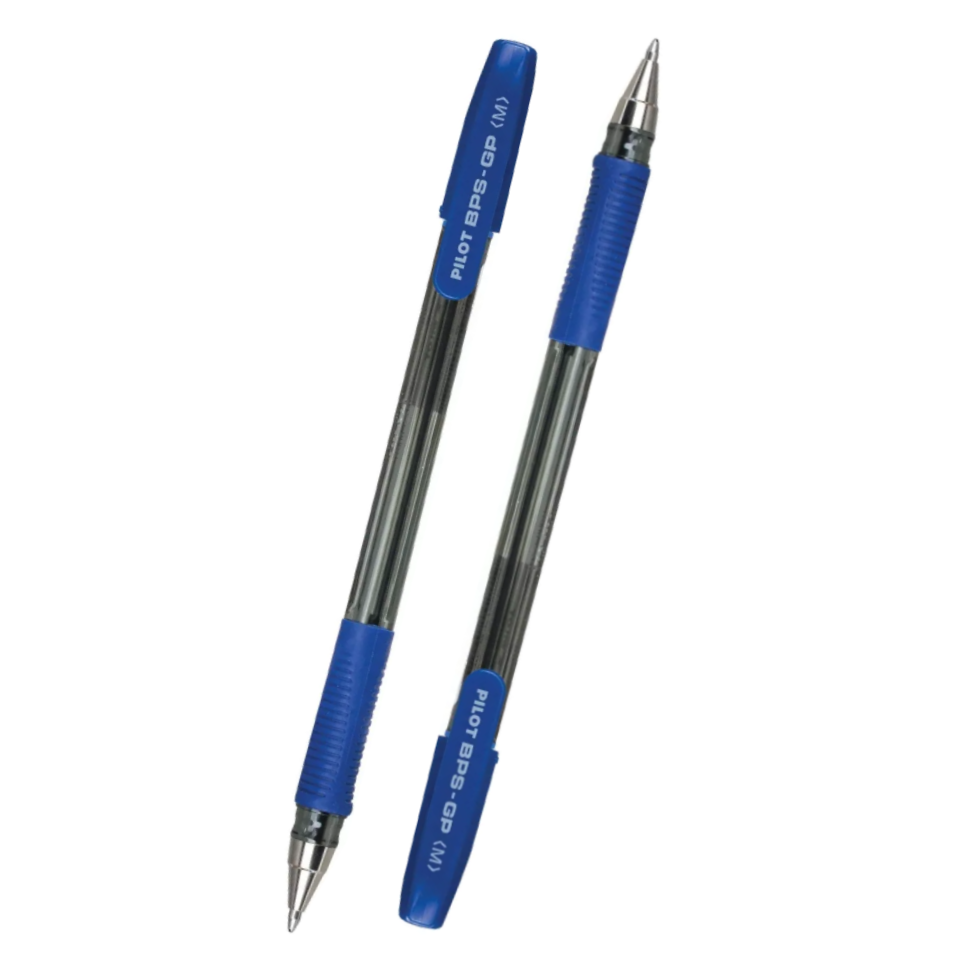 Ручка шариковая 10 шт PILOT BPS-GP-M , 1,0 мм, цвет чернил синий — фото 1