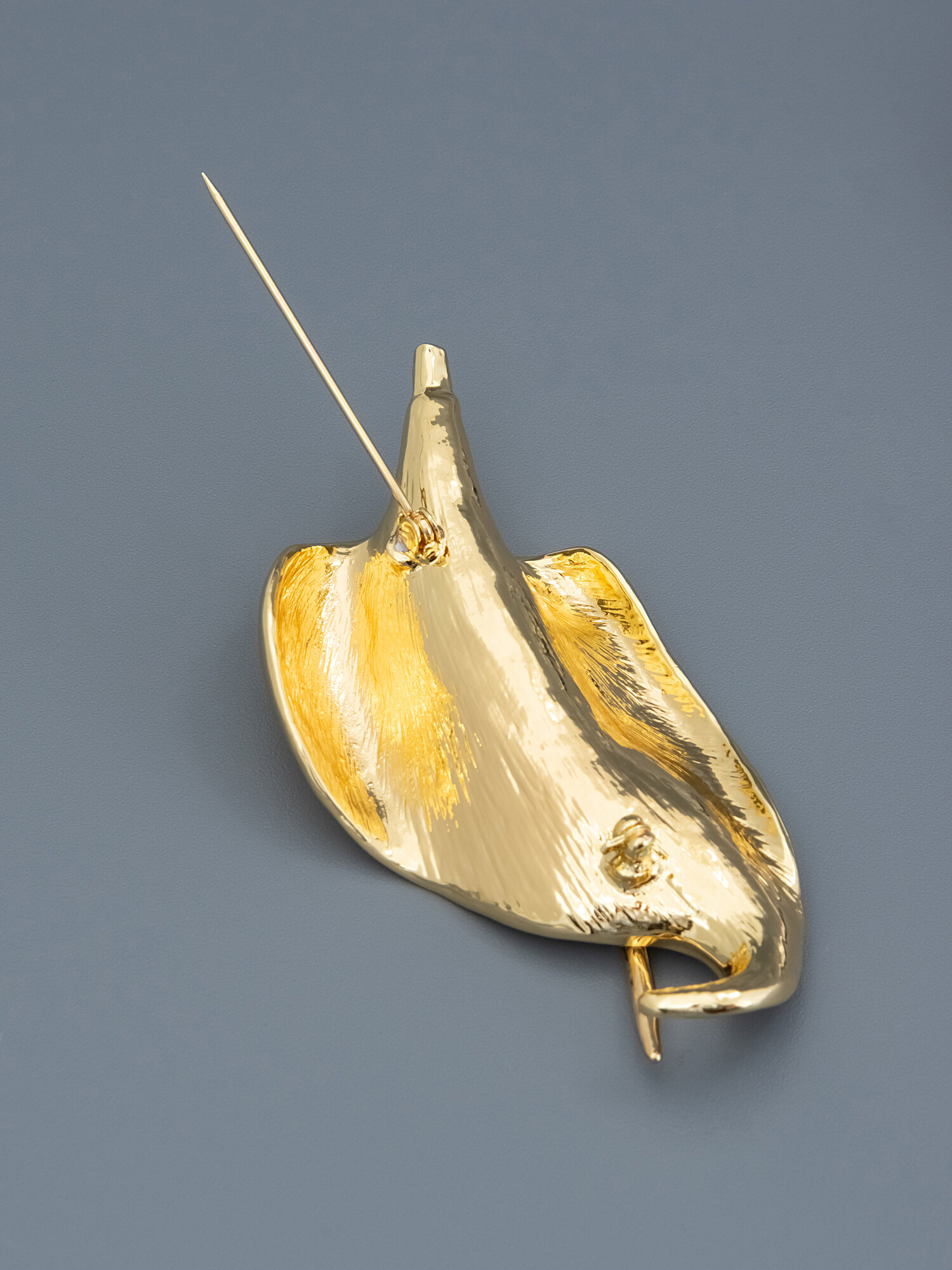 Брошь ЖемАрт, 1 шт., золотистый — фото 1