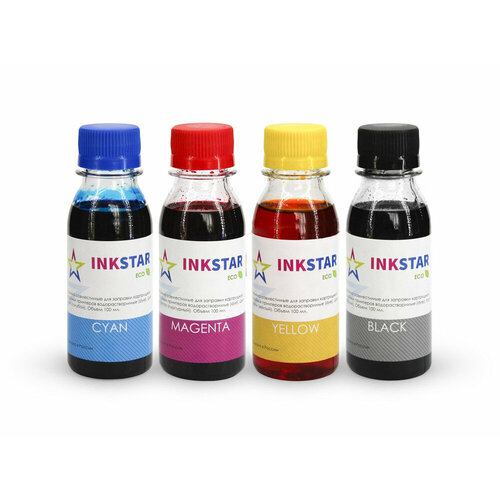 Чернила для Canon Pixma MP250 MP280 MP230 iP2700 MP495 MP270 MP252 MP240 MP490 MP495 PG-510 PG-512 CL-511 CL-513 InkStar 4 x 100 мл 680₽